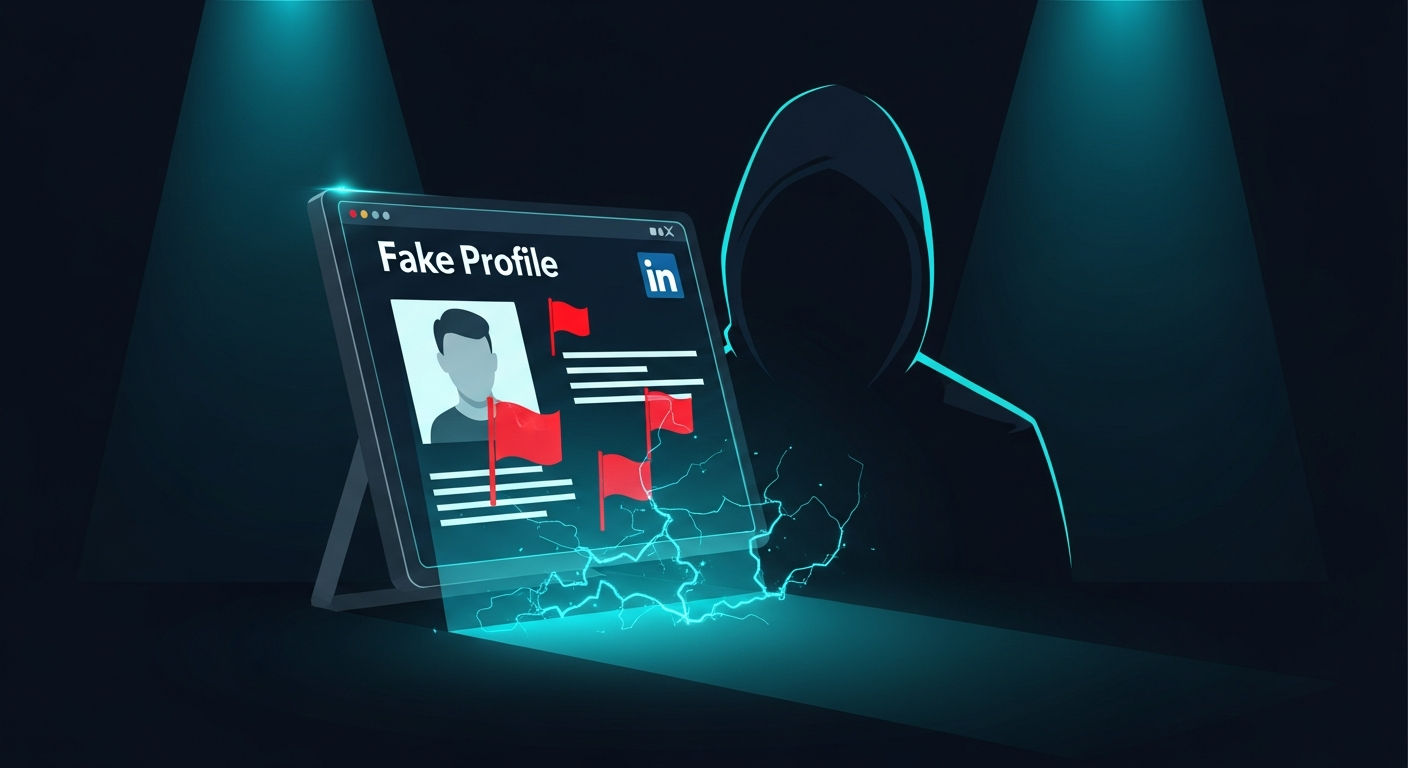 LinkedIn message from a suspicious recruiter offering a job that seems too good to be true